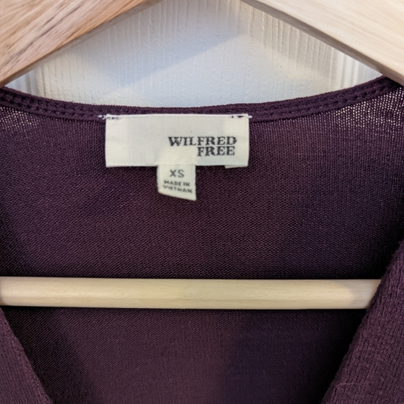 Wilfred maroon crop top - Picture 2 of 2